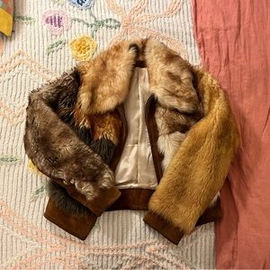 Vintage Sherpa Cropped Jacket